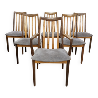 Lot de 6 chaises vintage par G-Plan