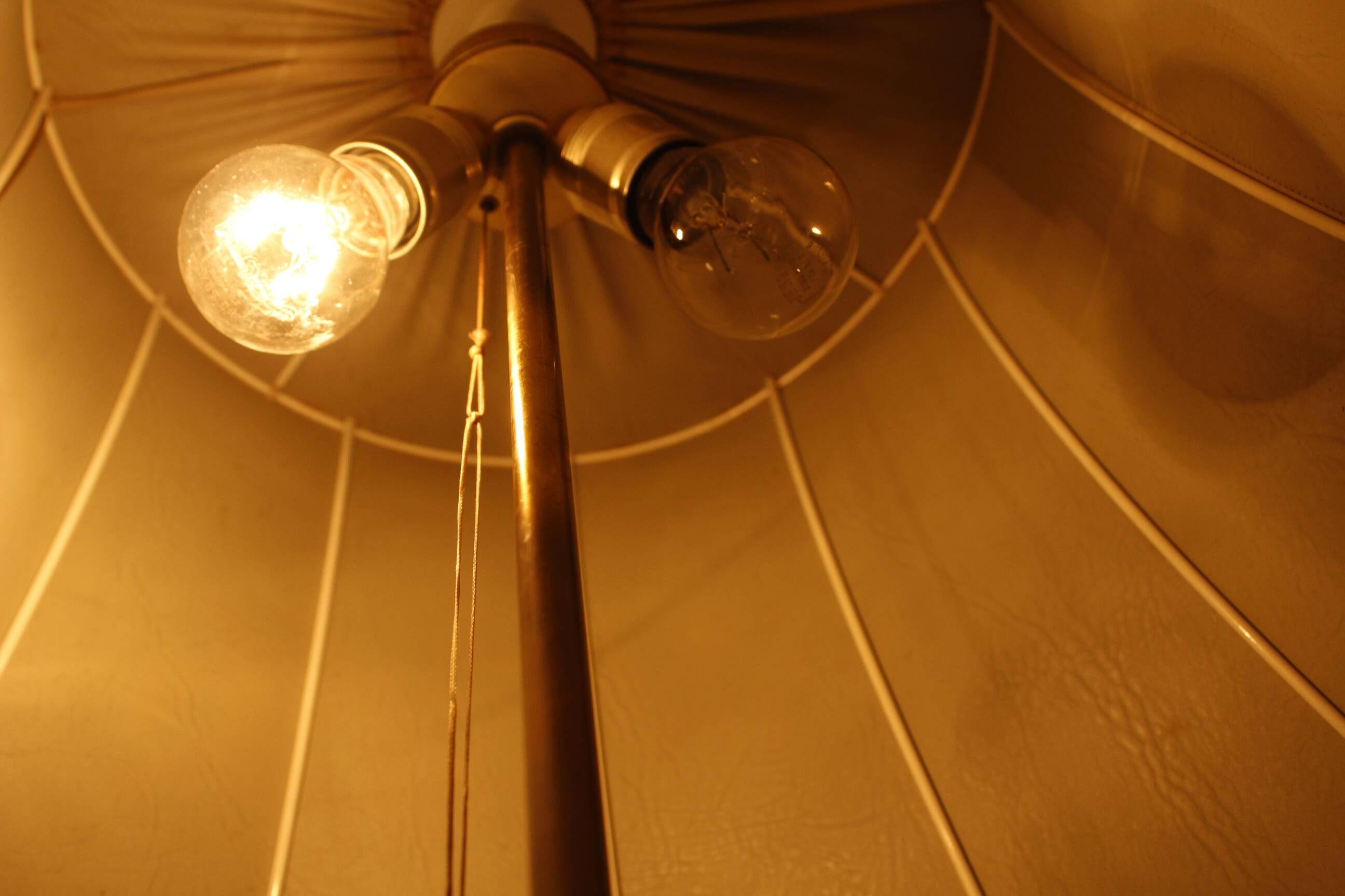 Large, Old World Brass Lamp, Germany 1950s