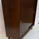Vintage shoe cabinet with tapered legs