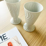 Set of 2 porcelain mazagrans