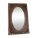 Oval and gold Art Deco mirror