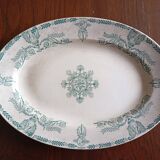 Oval ironstone dish "Compiègne" K&G Lunéville
