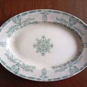 Oval ironstone dish "Compiègne" K&G Lunéville