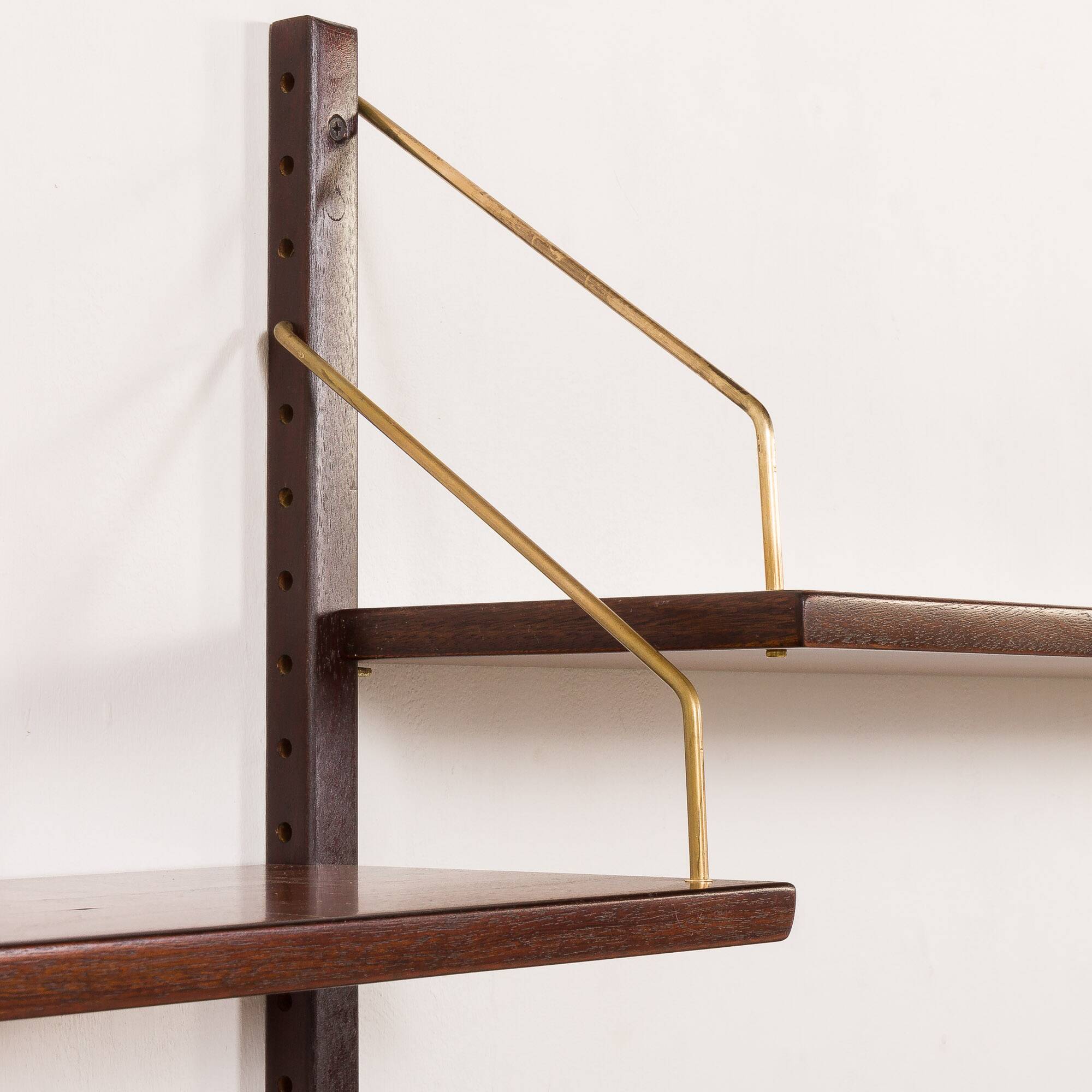 Hansen and Guldborg rosewood wall unit with a desk, Denmark 1960s
