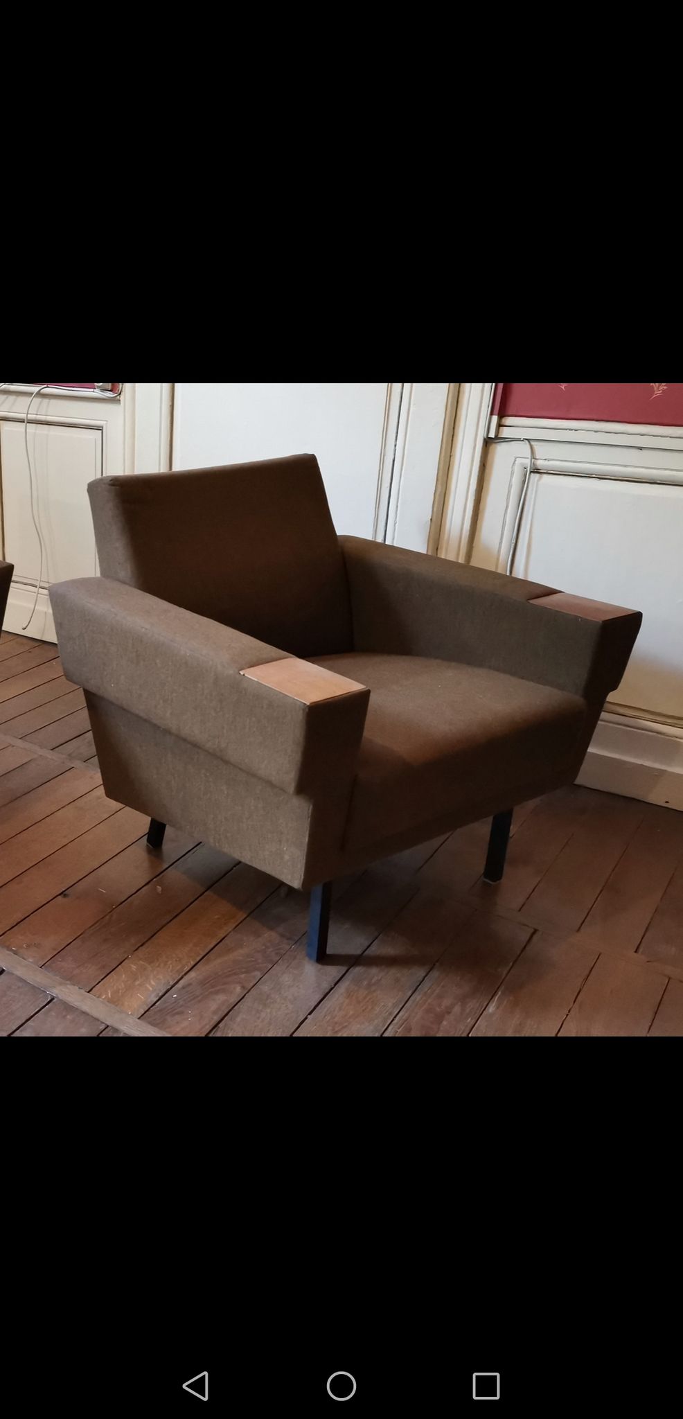 Danish Club armchairs 60s 70 khaki