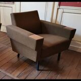 Danish Club armchairs 60s 70 khaki