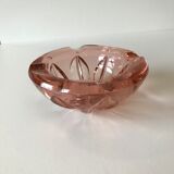 Ashtray pink glass