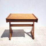 Old school desk renovated in solid oak