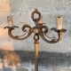 Lampadaire bronze doré style Louis XV, 1960