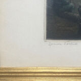 Concarneau. Aquatint by Eugène GAUGUET, 1872-1943