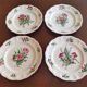 4 assiettes plates "Réverbère fin" KG Lunéville