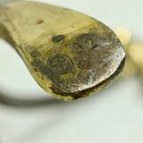 Coffee Table by Manfred Bredohl in Brass and Forged Iron 1970s