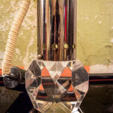 Ceiling lamp in steel and plexiglas Italy 70s
