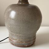 Lamp base in stoneware