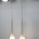 Pair of IKEA klockspel pendant lamps from 1980, cleaned and working