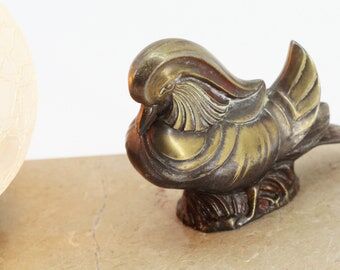 Bird lamp art deco
