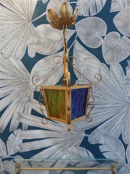 Vintage gold lantern