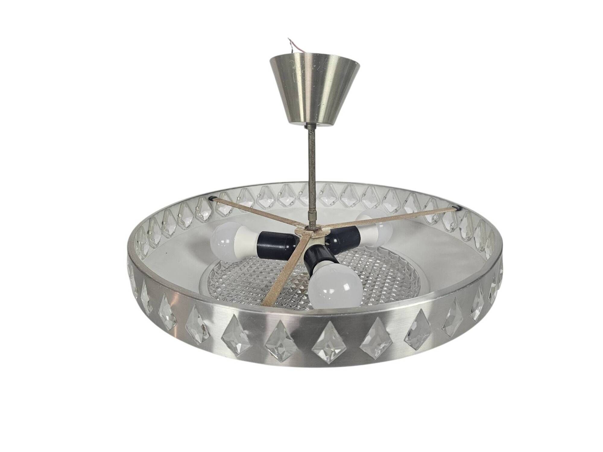 Vitrika - Orrefors - Carl Fagerlund - UFO lamp - Sweden - 1960s