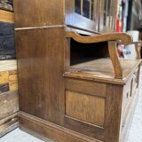 Entrance hall wardrobe in solid oak - 1930s
