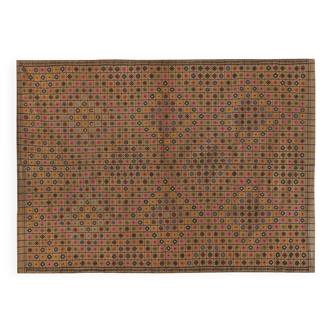 Tapis vintage turc de oushak tissé à la main 230x330 cm