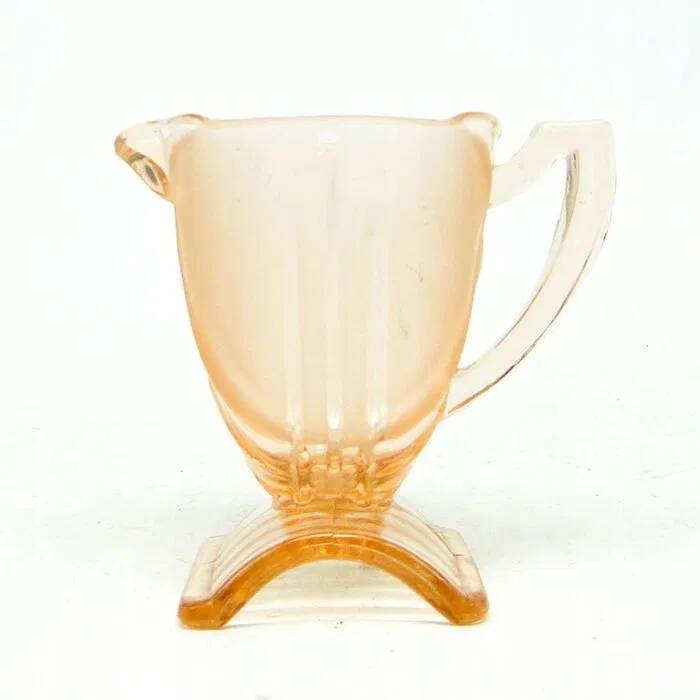 I9h art deco - rose milk jug stolzle 1930