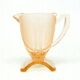 I9h art deco - rose milk jug stolzle 1930