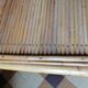 Coffee table bamboo rattan ceramic decollee 1960 70