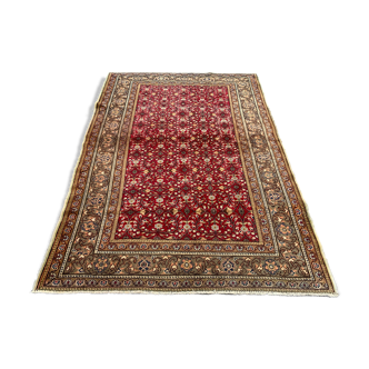 Vintage turkish rug 173x122 cm shabby carpet central anatolian medium