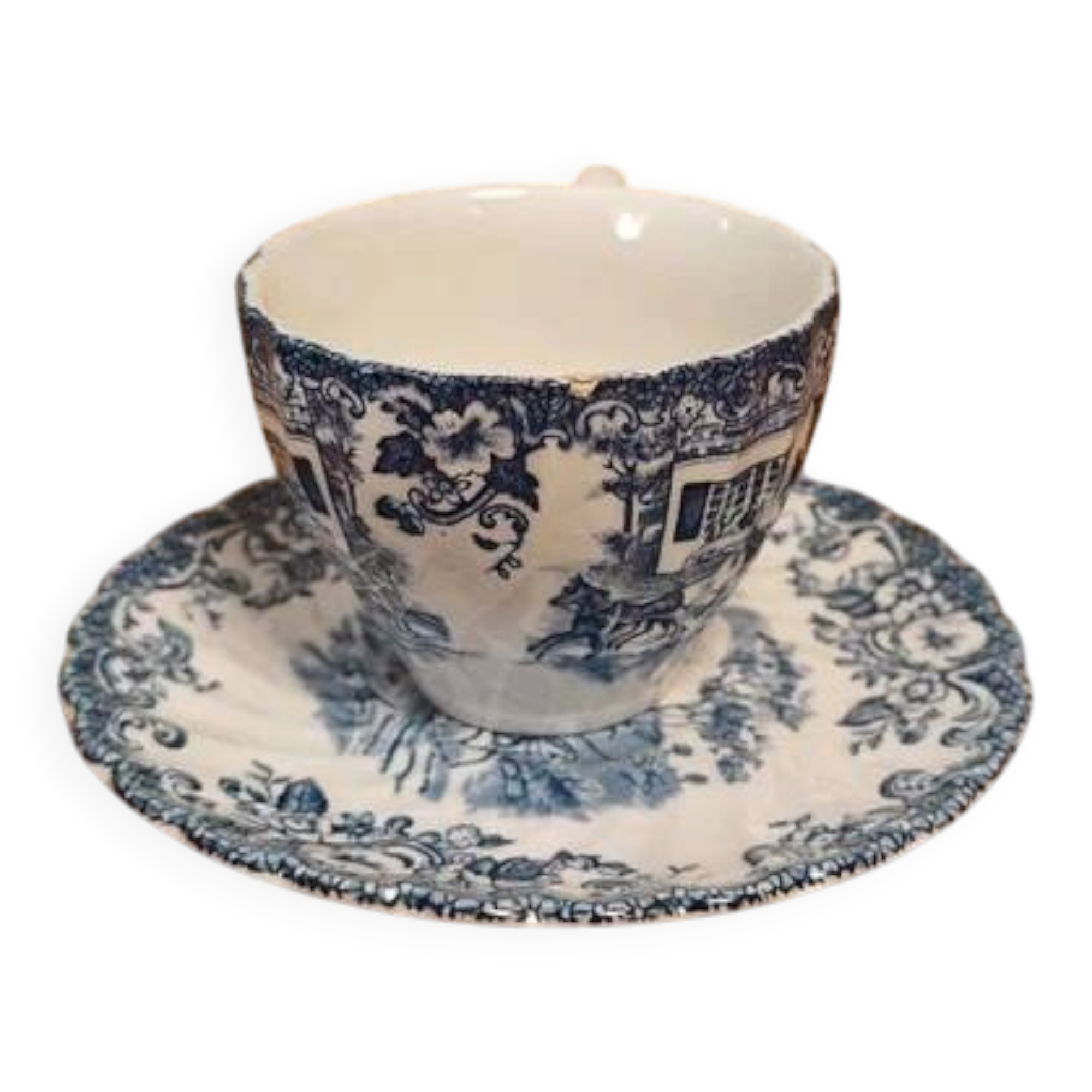 Tasse et soucoupe anglaise vintage