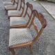 Chaises en acajou style Régence x 5