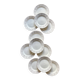 Set of 11 vintage Sarreguemines opaque porcelain dessert plates