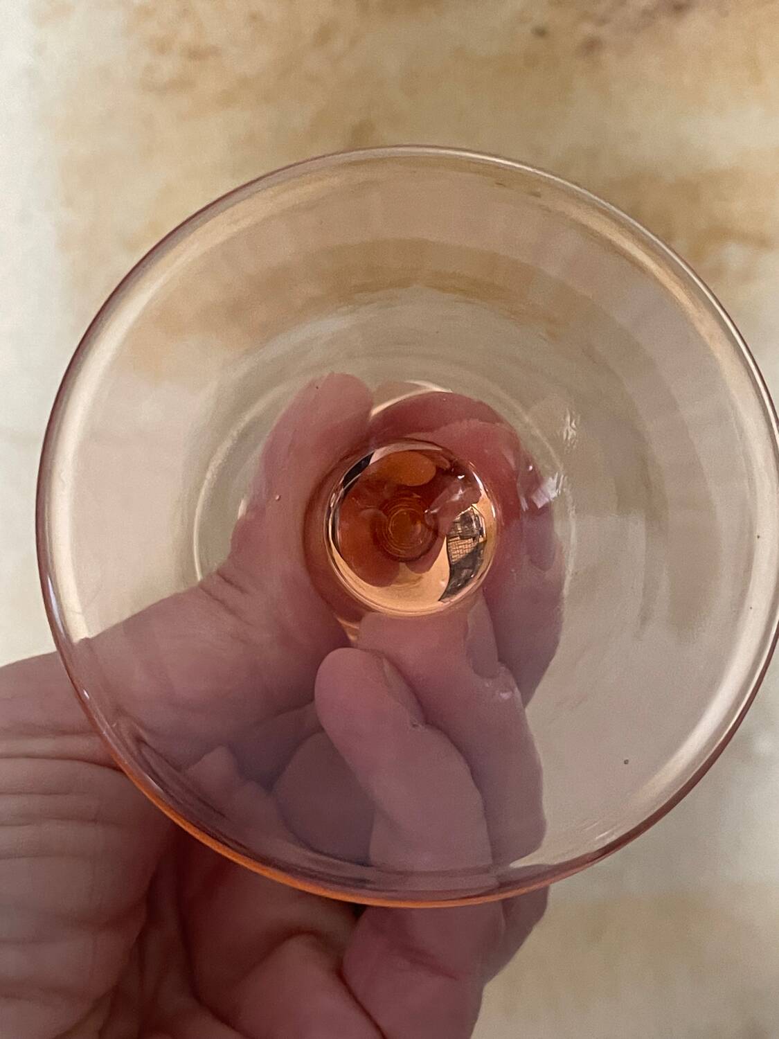 6 two-coloured champagne flutes Luminarc Véronèse