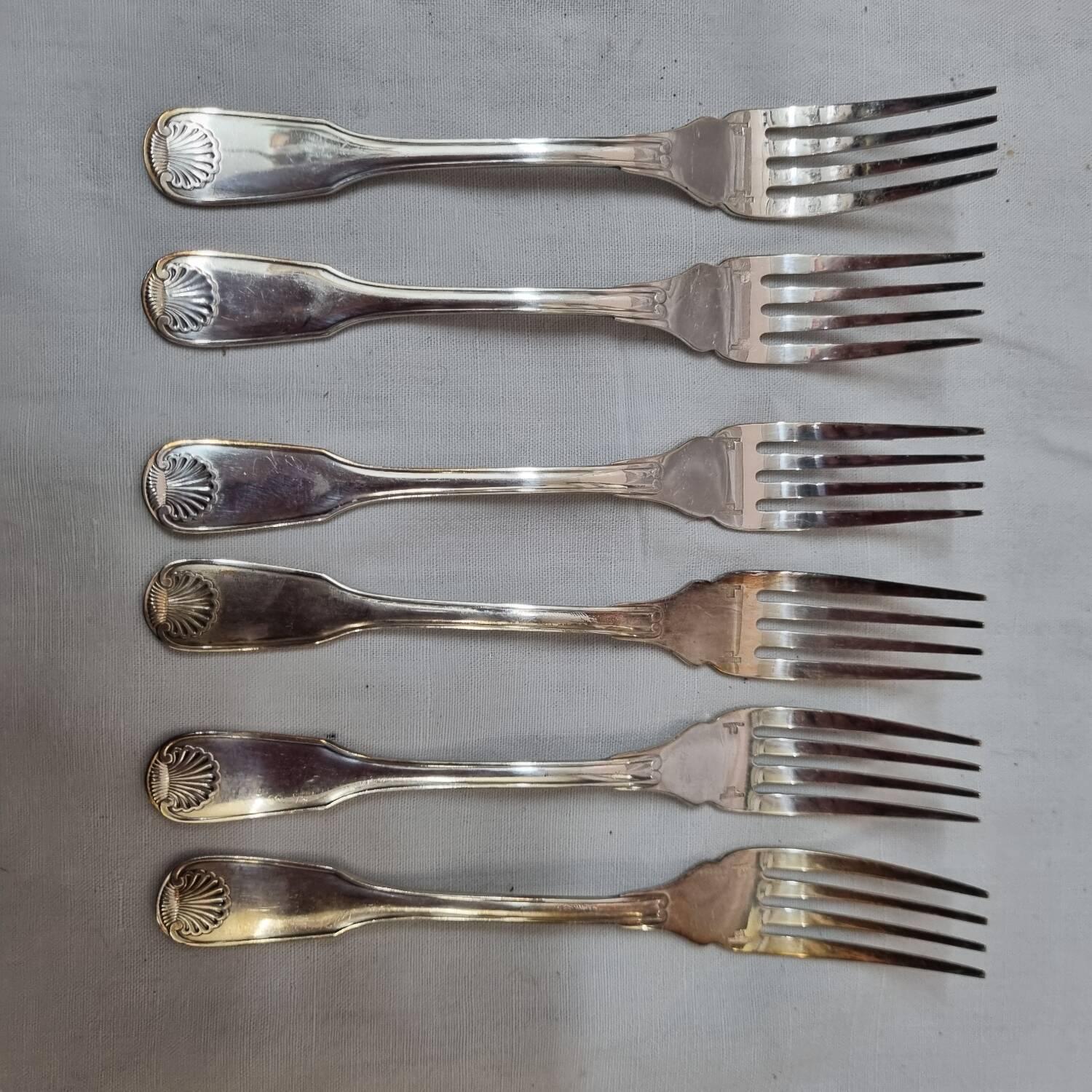 Fish cutlery, Christofle, Vendôme Coquille model
