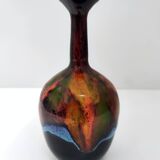 Glazed Earthenware Vase by Giovanni Poggi for San Giorgio Albisola Ceramics