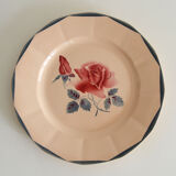4 assiettes plates Digoin modèle 9178