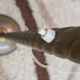 Lampe cordage vintage, années 60