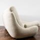 Customizable Space Age Living Room Set Atlantis in Beige Boucle 1970's, Czechoslovakia