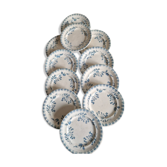Assiettes en faïence  de Grigny