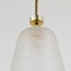Brass Crown Pendant Light in Gio Ponti Style, Mid-Century, Italy, 1950s