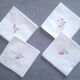 4 embroidered towels
