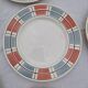 Lot De 8 Assiettes Plates Manufacture Salins