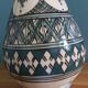 Pied de lampe, vase en terre cuite Safi Maroc