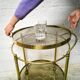 Brass bar cart