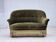 1960s, Danish 2-seater sofa, green furniture velour.