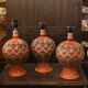 3 vintage Lladró porcelain table lamp bases
