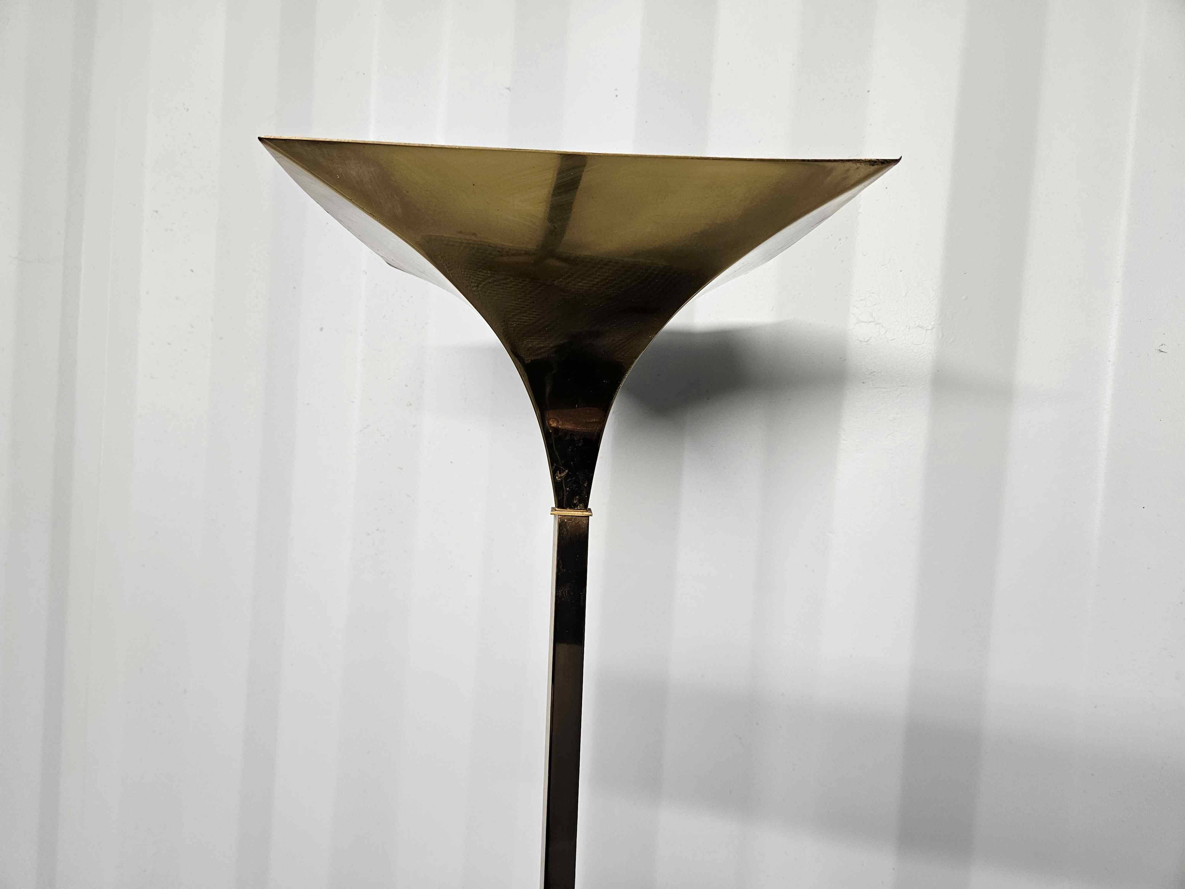 Brass Floor Lamp Italian Design by Relux Milano - 1980s