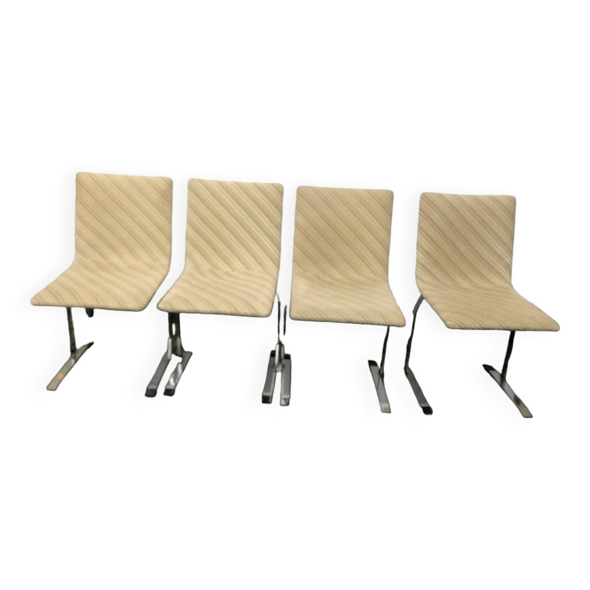 4 Giovanni Offredi chairs for SAPORITI