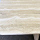 Vintage travertine marble coffee table, France 1980s