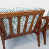 Pair of vintage Scandinavian Arne Wahl Iversen armchairs for Komfort teak