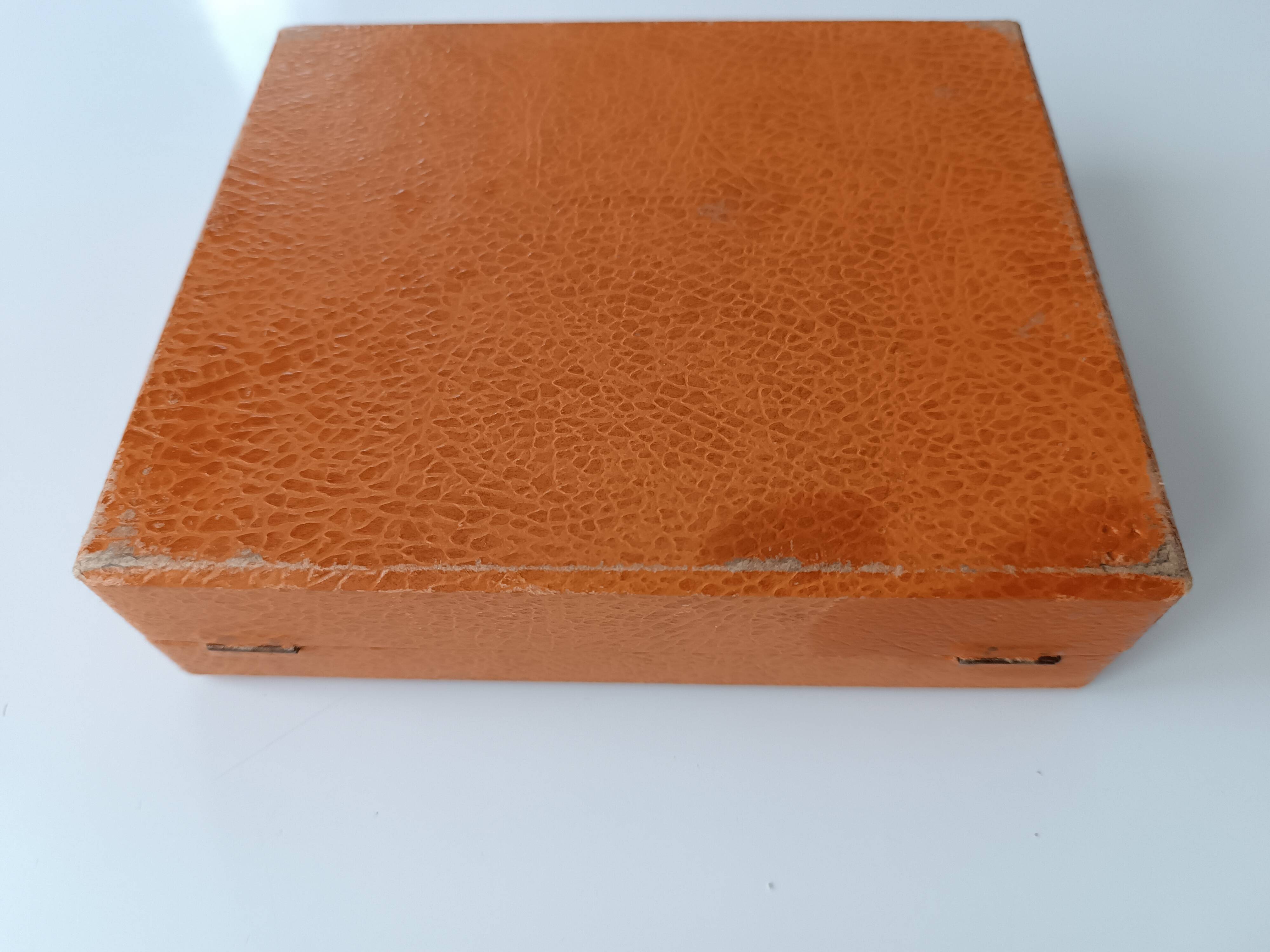 Box of 12 silver-plated metal teaspoons JM